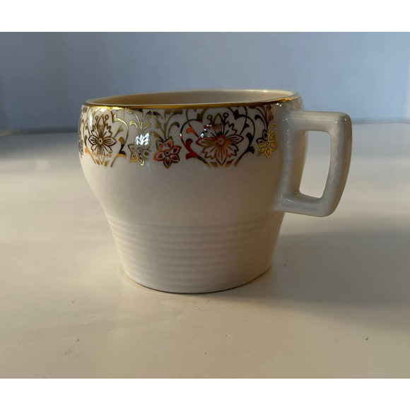 VGVC Taylor Smith Taylor 22K Gold Filigree Floral Bouquet Creamer - Picture 5 of 7